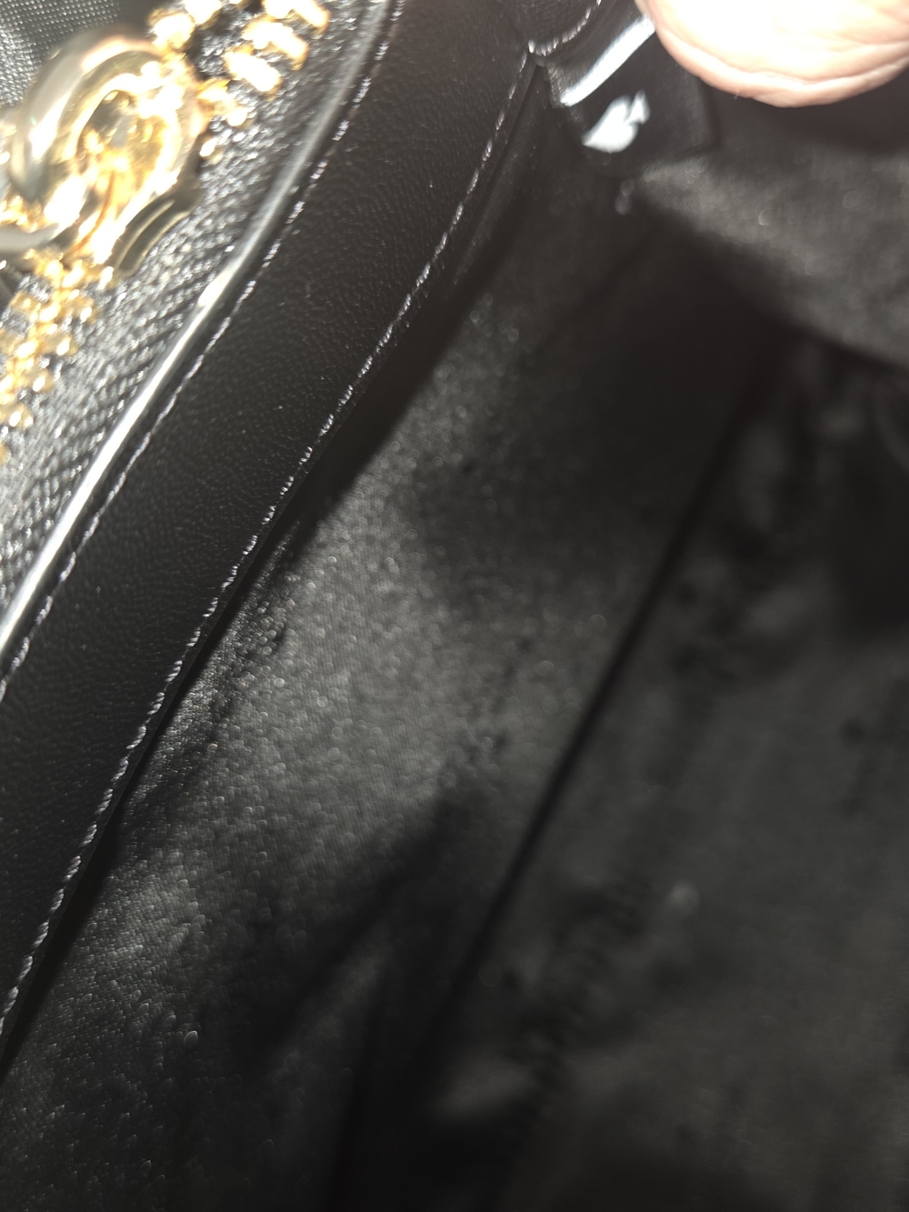 kate spade Quilted Black Chain-Handle Tote - Picture 13 of 16